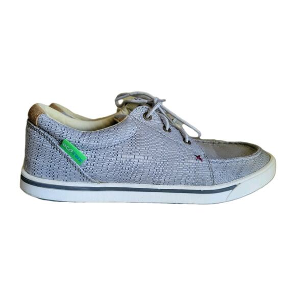 Twisted X Men's WHYC009 Hooey Lopers Sneakers Comfort Shoe Light Grey Size 10 US - Picture 1 of 7